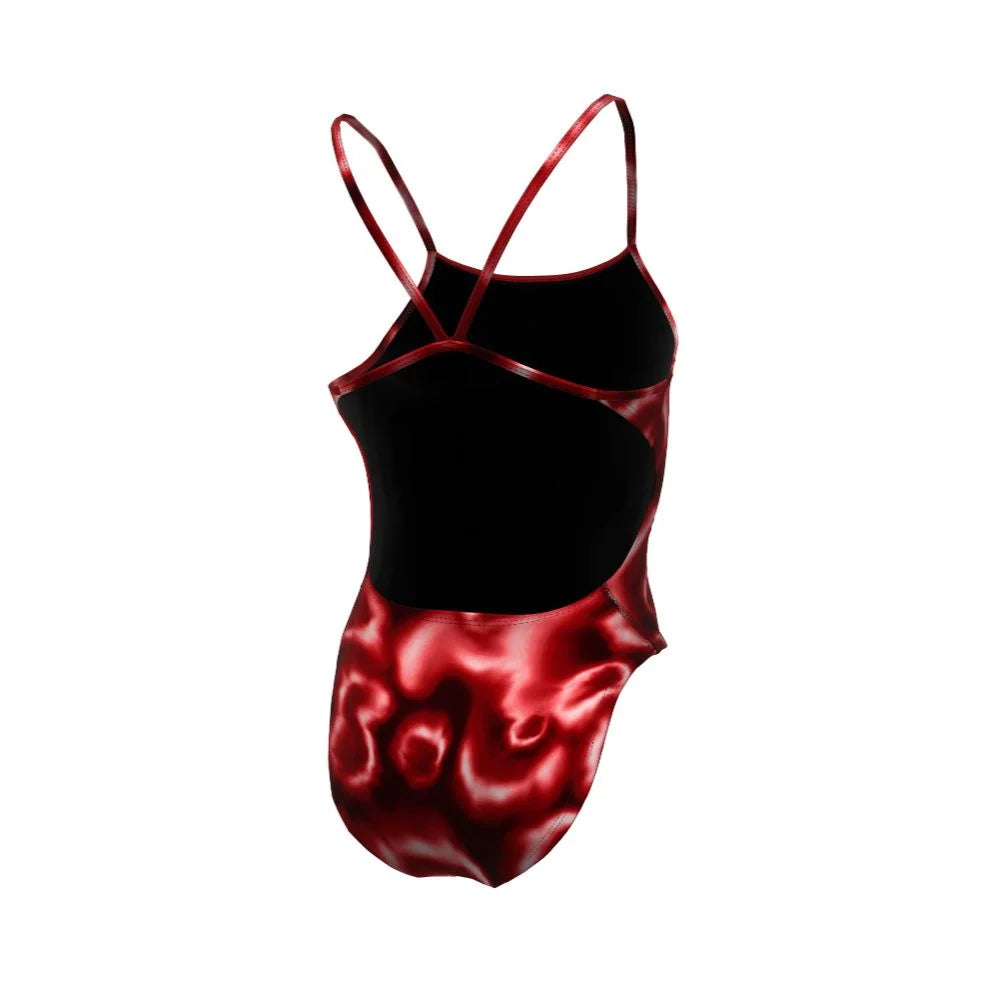Nike Swim Women's HydraStrong Digi Haze Cutout One Piece