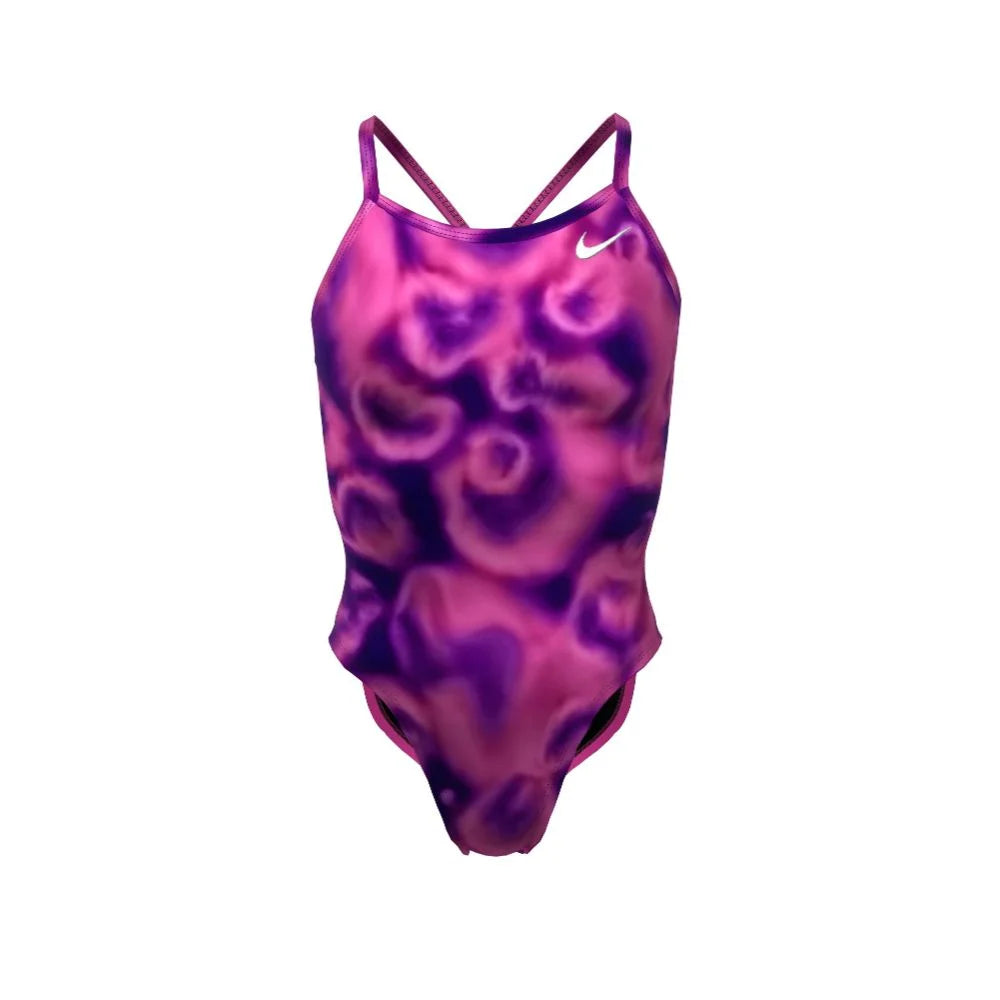 Nike Swim Women's HydraStrong Digi Haze Racerback One Piece