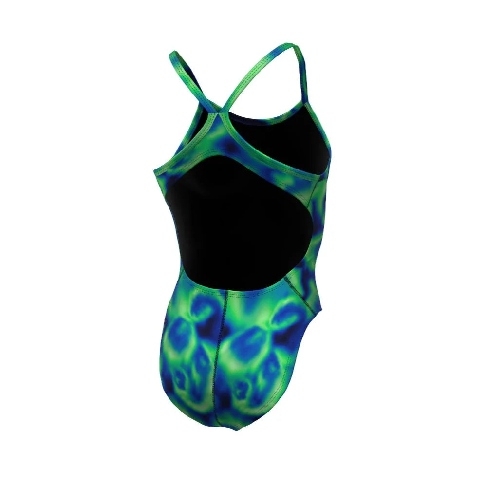 Nike Swim Women's HydraStrong Digi Haze Racerback One Piece