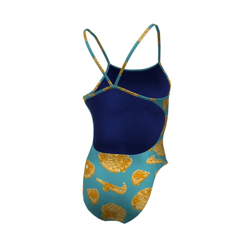 Nike Swim Women's  HydraStrong Multi Print Cutout One Piece
