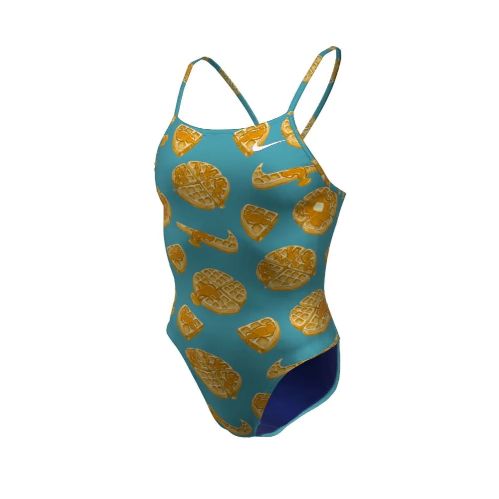 Nike Swim Women's  HydraStrong Multi Print Cutout One Piece