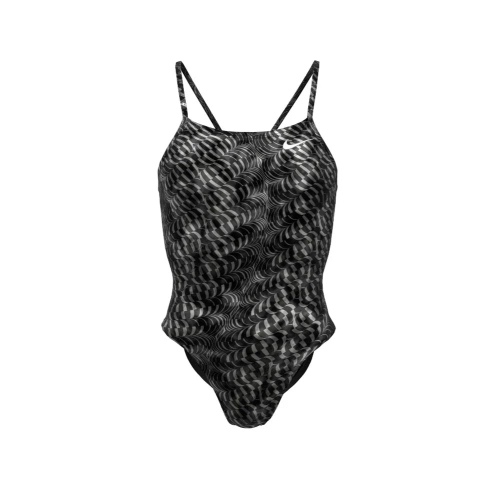 Nike Swim Women's HydraStrong Pool Lanes Cutout One Piece