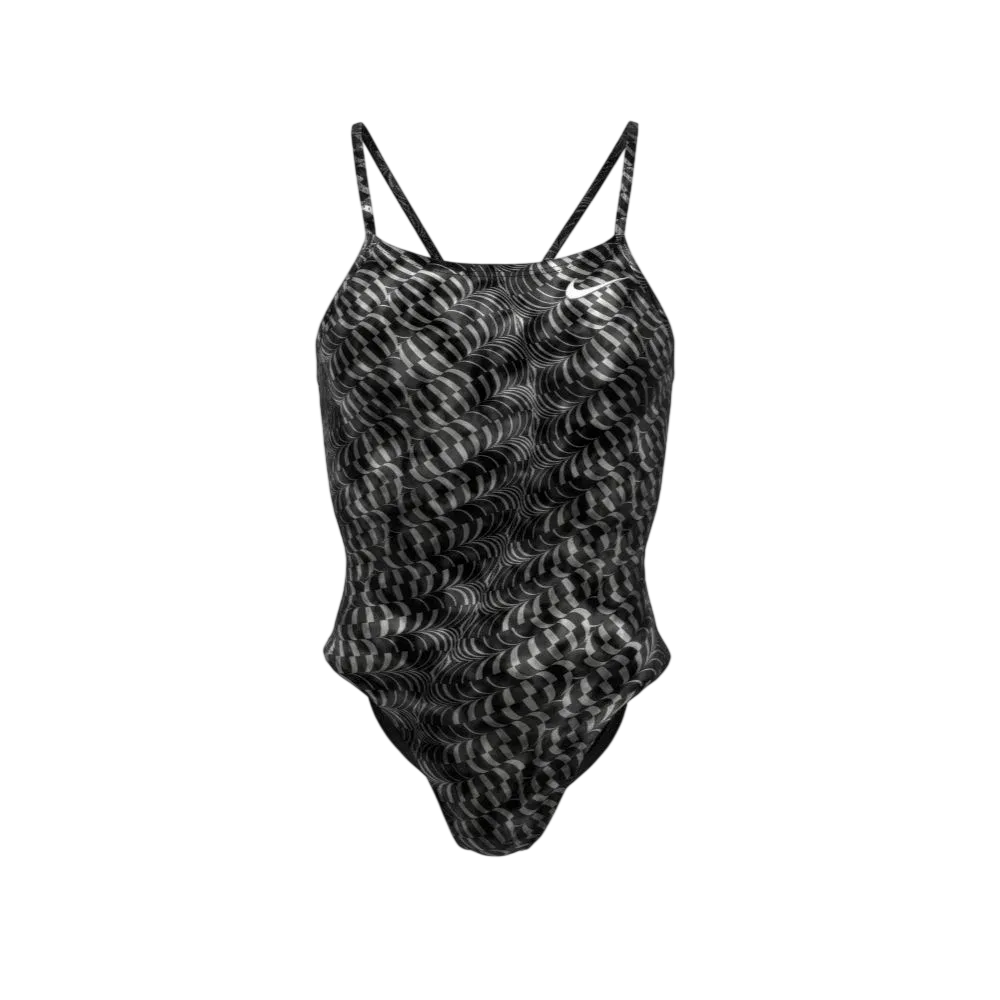 Nike Swim Women's HydraStrong Pool Lanes Cutout One Piece