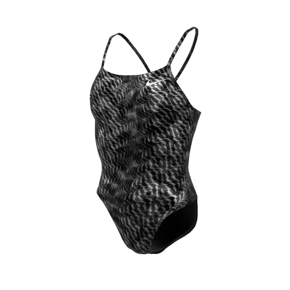 Nike Swim Women's HydraStrong Pool Lanes Cutout One Piece
