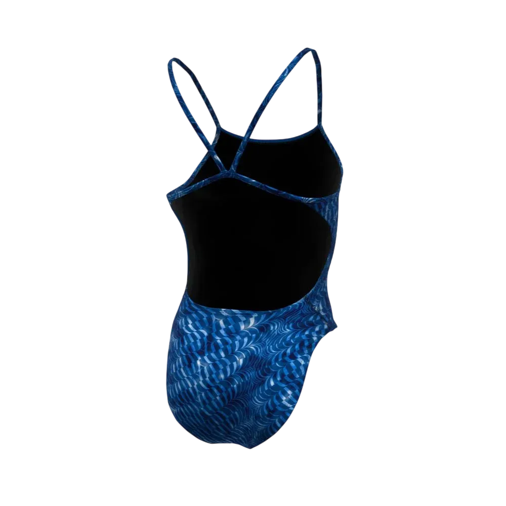 Nike Swim Women's HydraStrong Pool Lanes Cutout One Piece