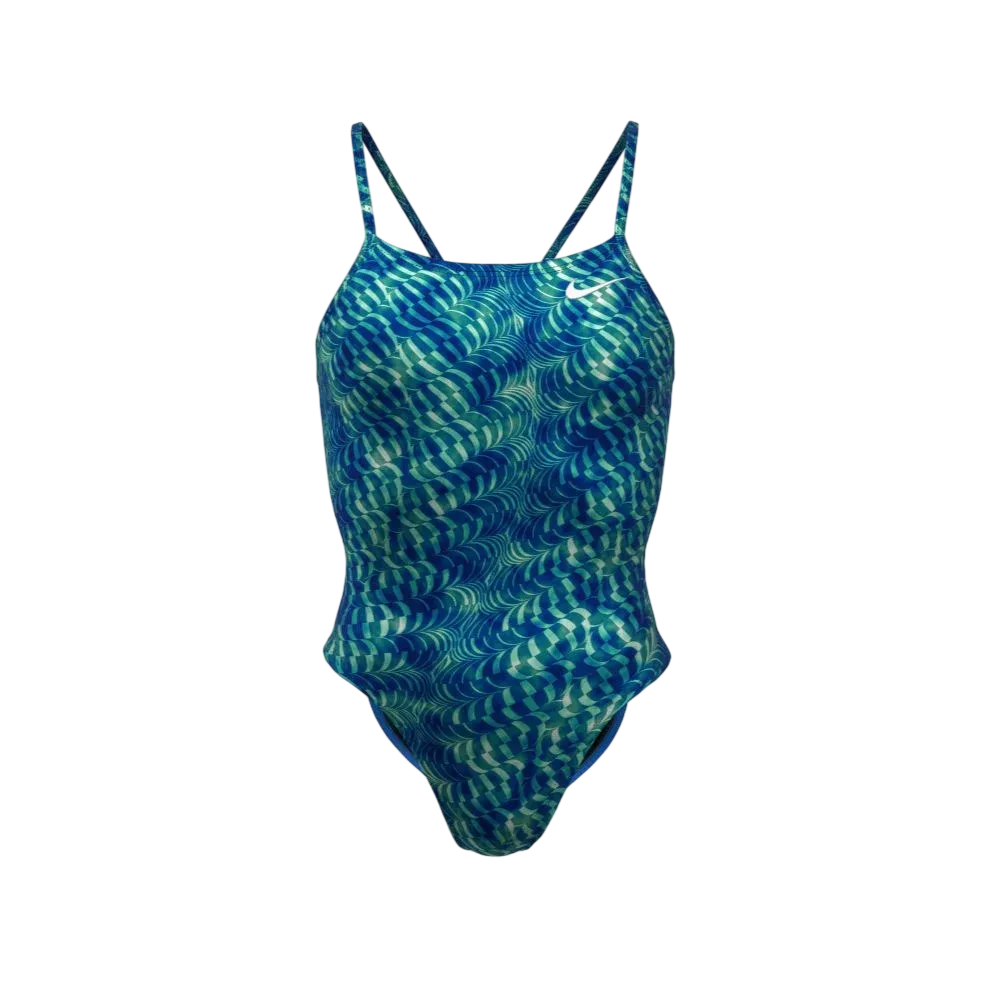 Nike Swim Women's HydraStrong Pool Lanes Cutout One Piece