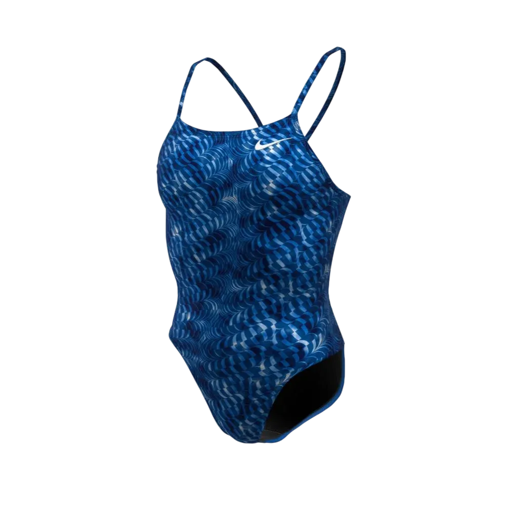 Nike Swim Women's HydraStrong Pool Lanes Cutout One Piece