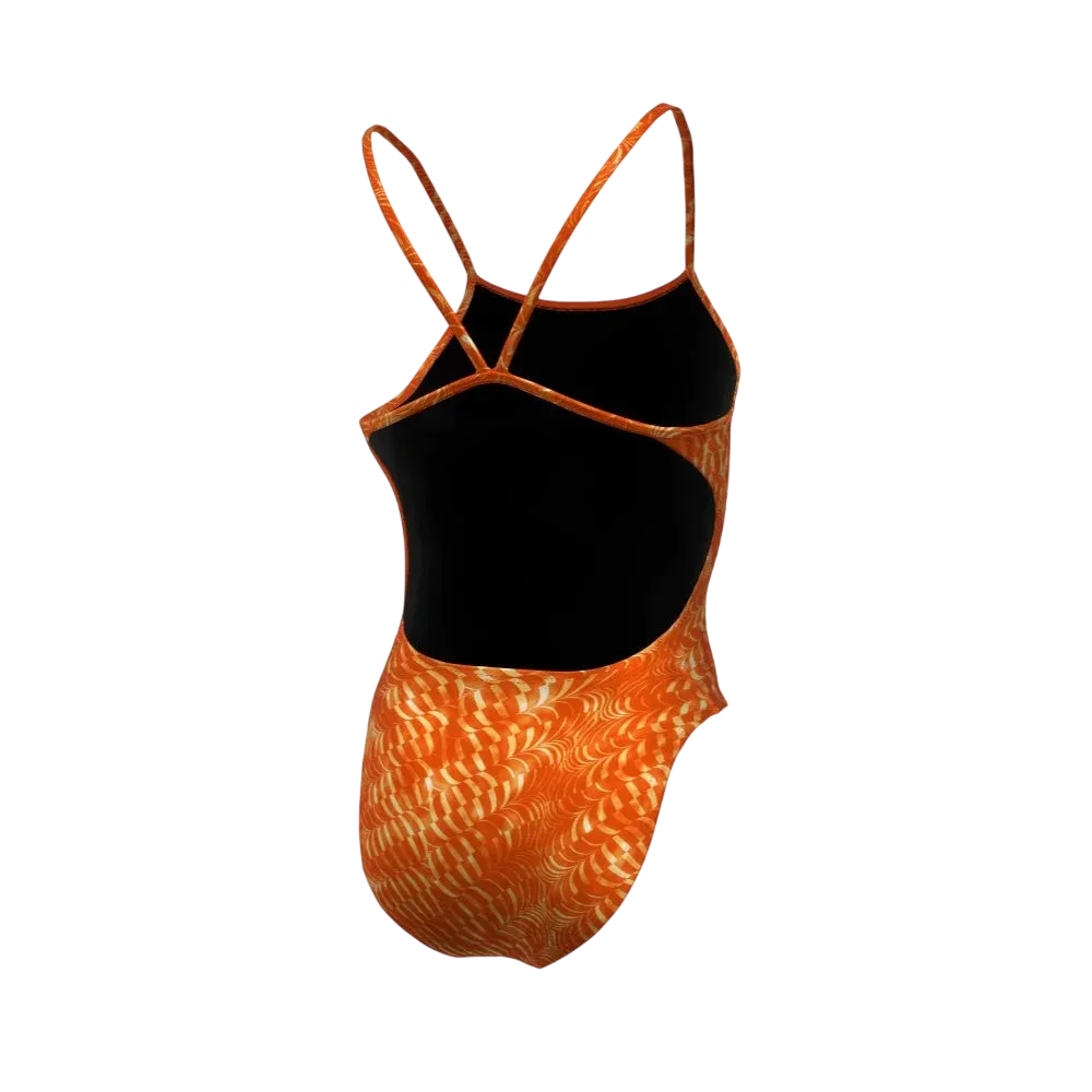 Nike Swim Women's HydraStrong Pool Lanes Cutout One Piece