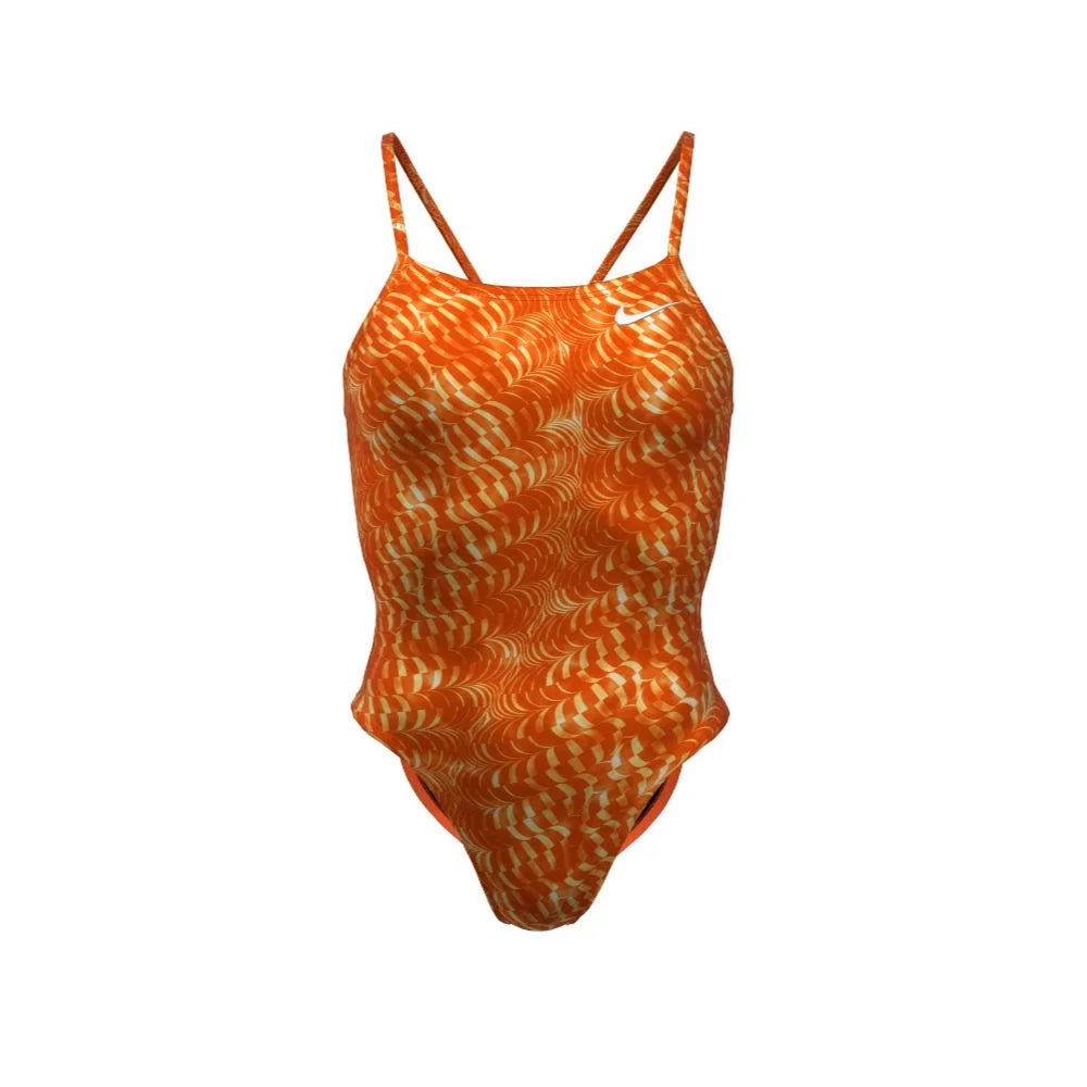 Nike Swim Women's HydraStrong Pool Lanes Cutout One Piece
