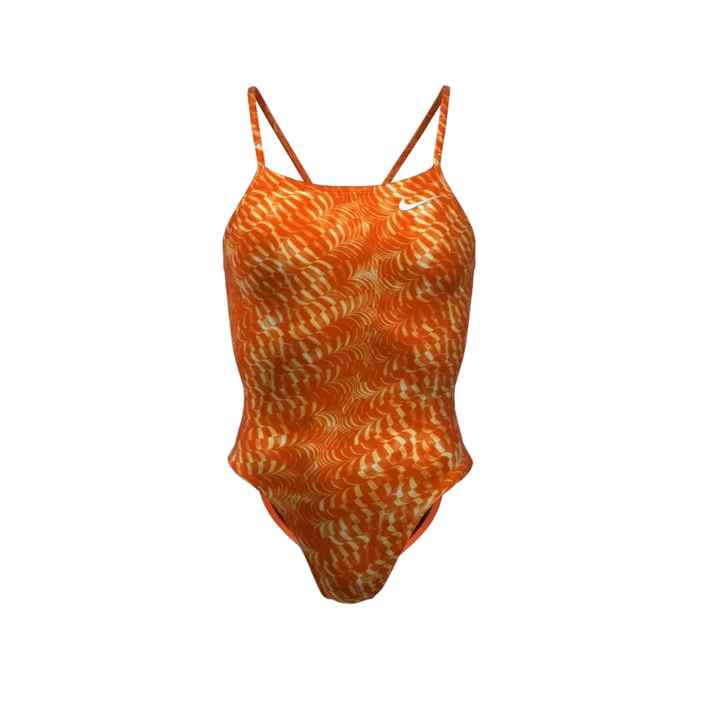 Nike Swim Women's HydraStrong Pool Lanes Cutout One Piece