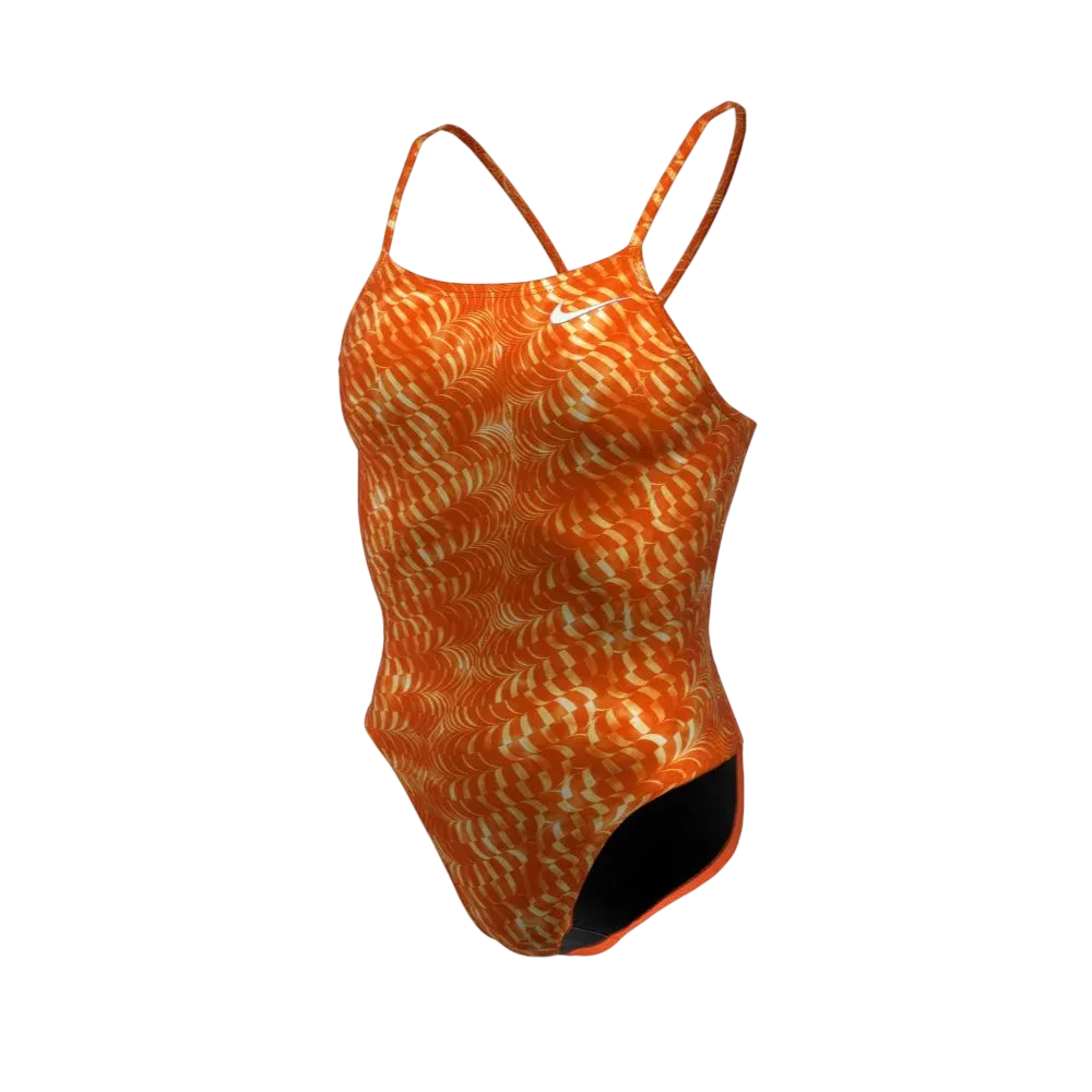 Nike Swim Women's HydraStrong Pool Lanes Cutout One Piece