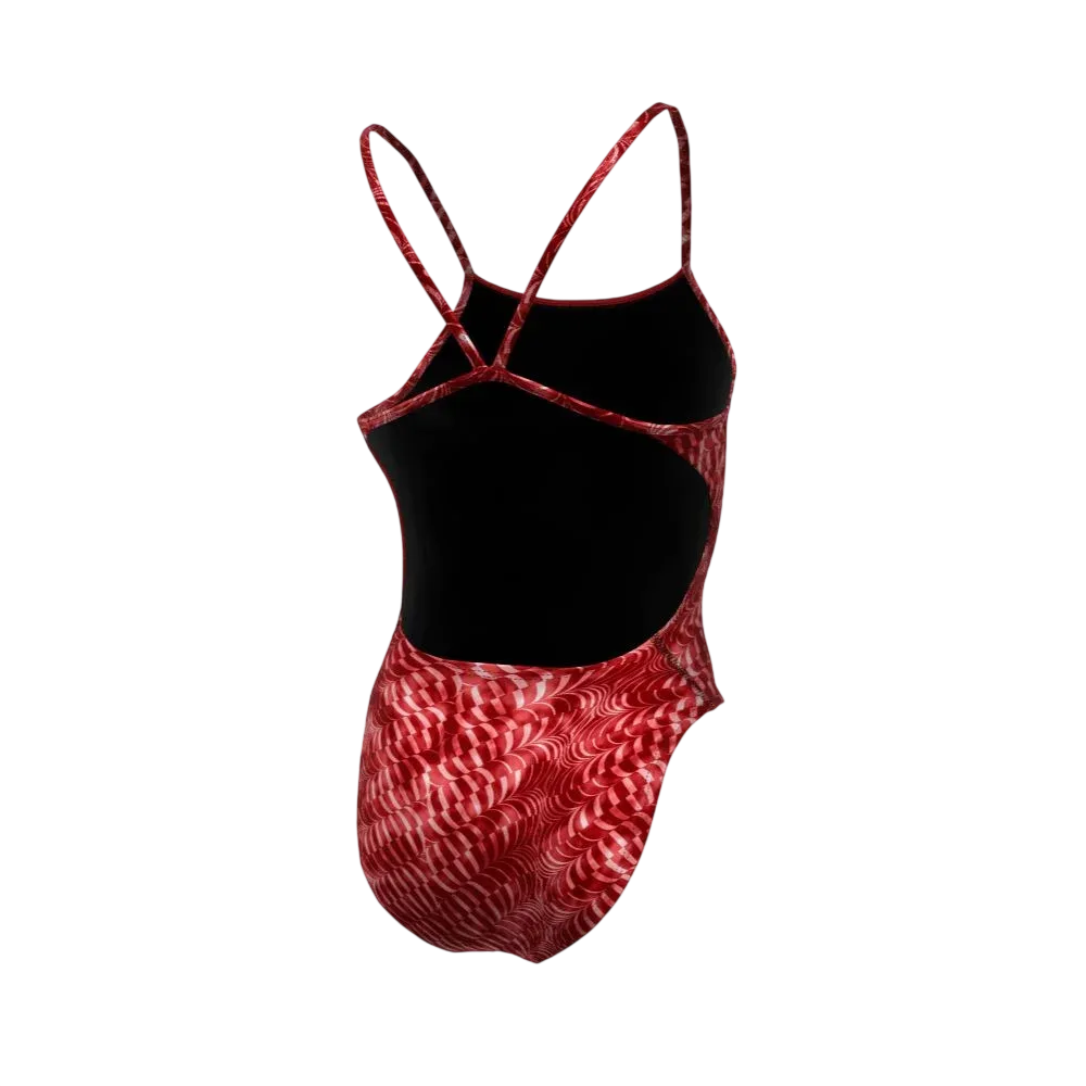 Nike Swim Women's HydraStrong Pool Lanes Cutout One Piece