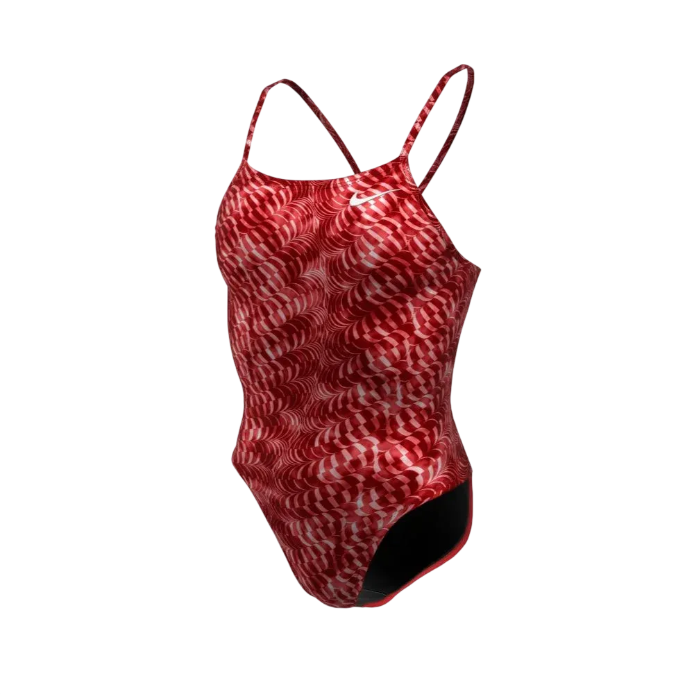 Nike Swim Women's HydraStrong Pool Lanes Cutout One Piece