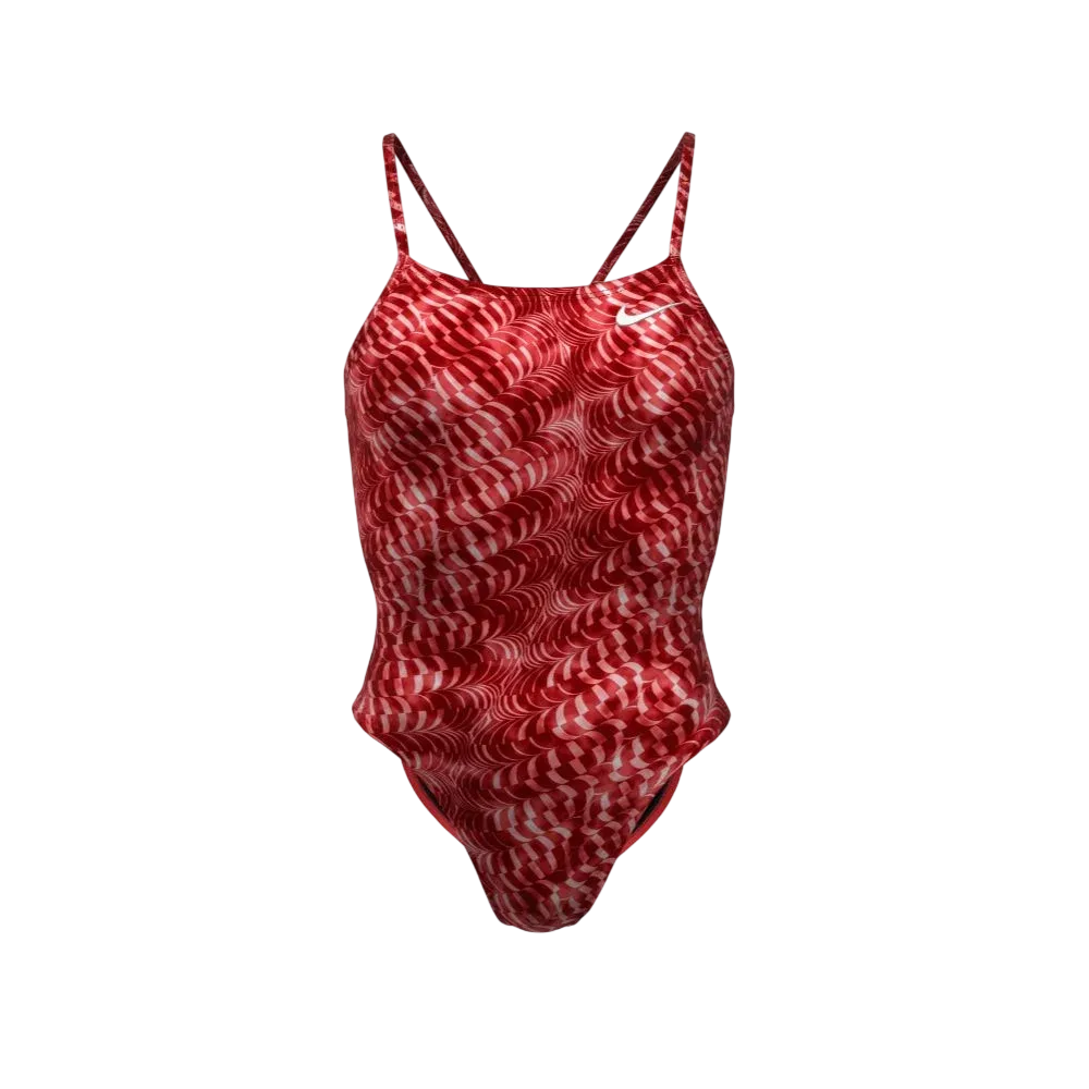 Nike Swim Women's HydraStrong Pool Lanes Cutout One Piece