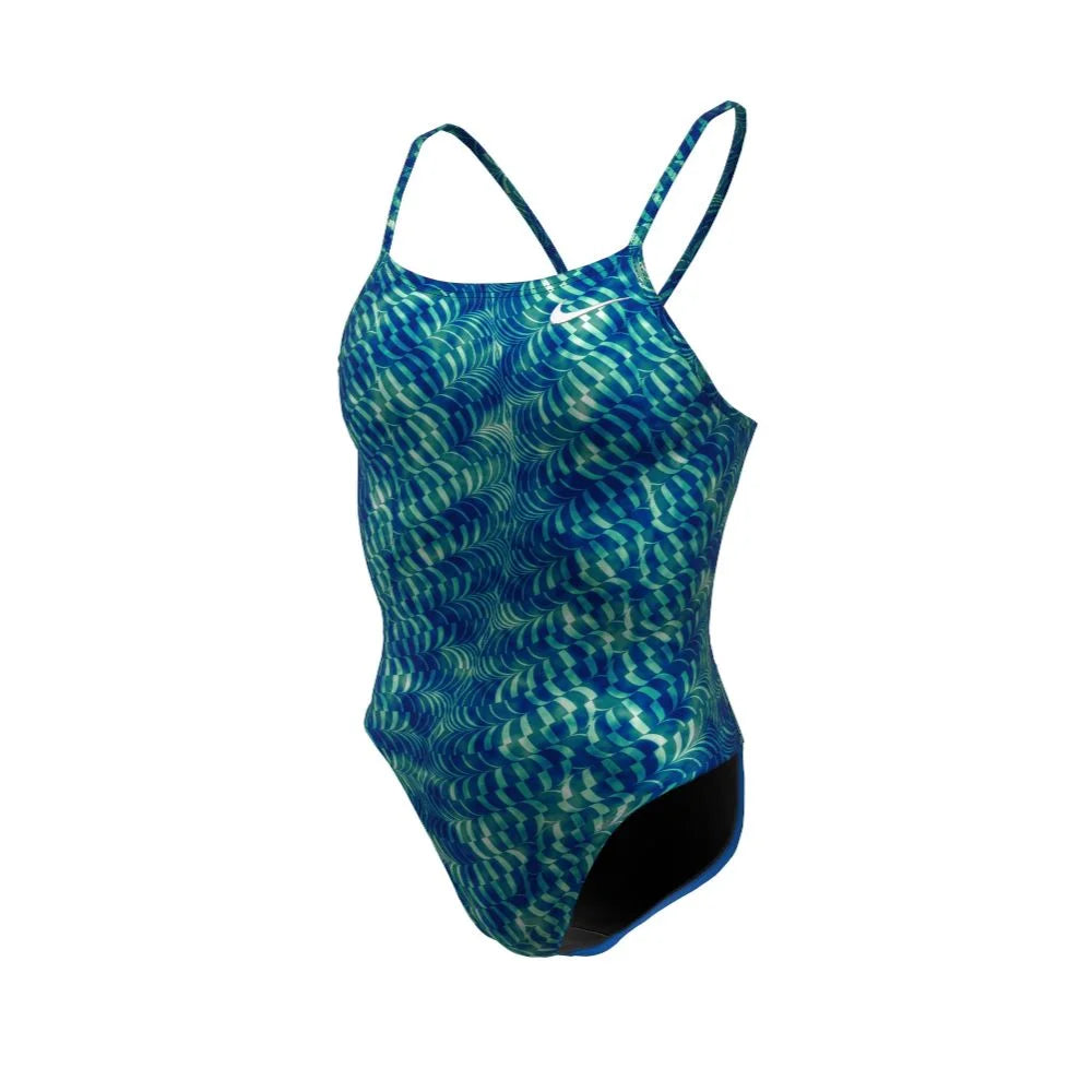 Nike Swim Women's HydraStrong Pool Lanes Cutout One Piece