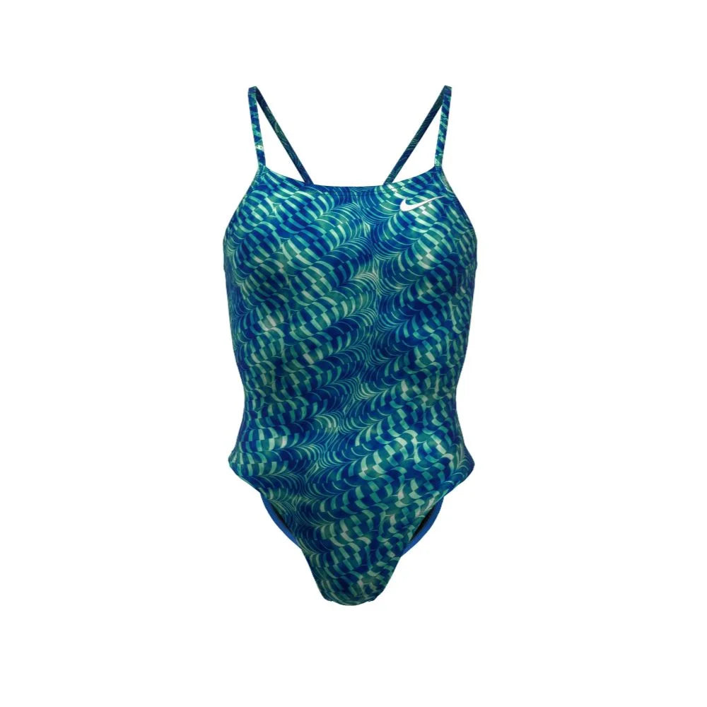 Nike Swim Women's HydraStrong Pool Lanes Cutout One Piece