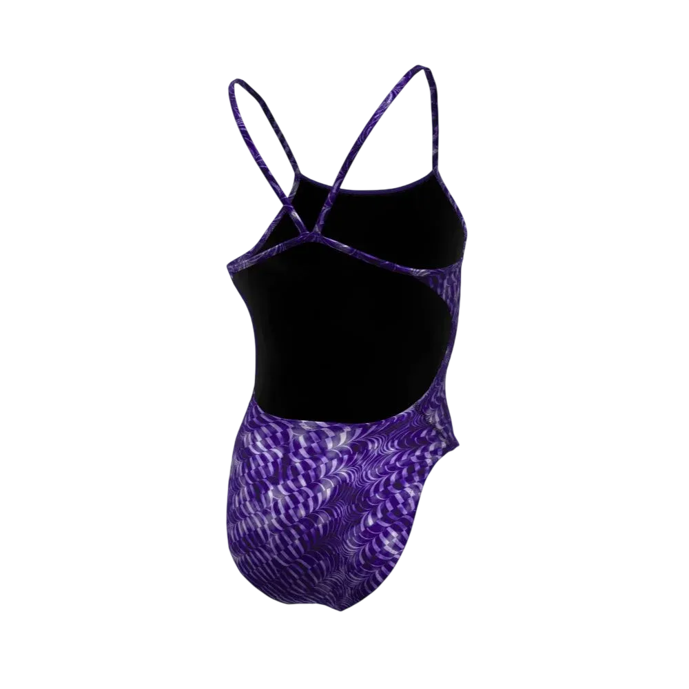 Nike Swim Women's HydraStrong Pool Lanes Cutout One Piece