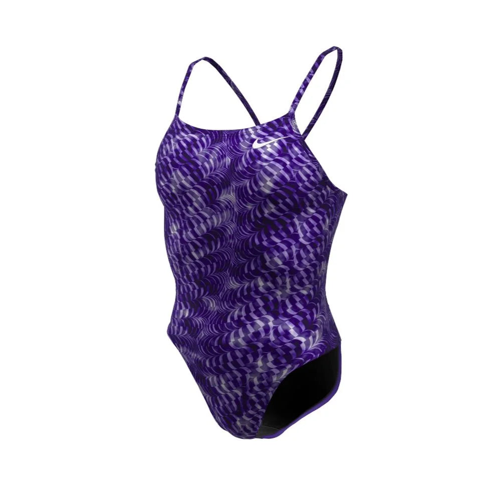 Nike Swim Women's HydraStrong Pool Lanes Cutout One Piece