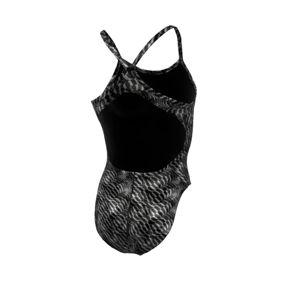 Nike Swim Women's HydraStrong Pool Lanes Racerback One Piece