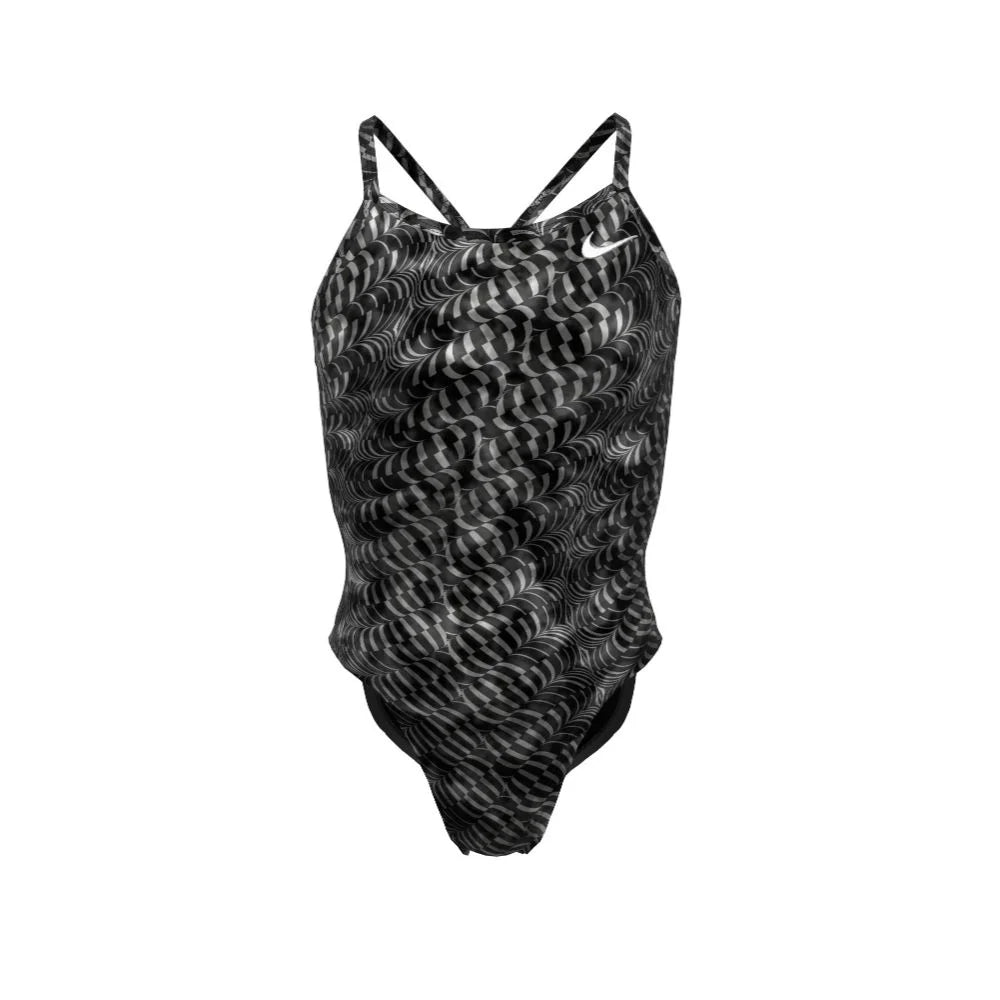 Nike Swim Women's HydraStrong Pool Lanes Racerback One Piece