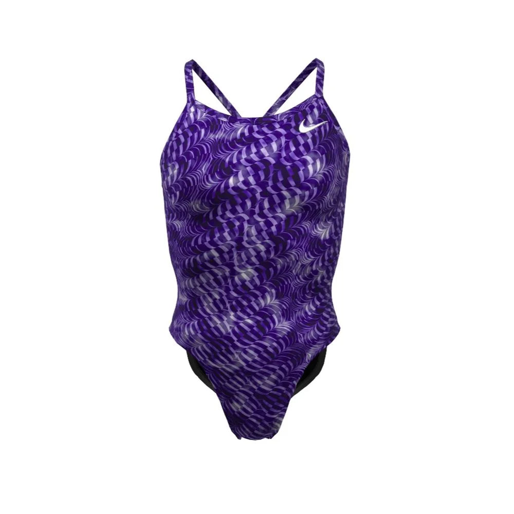 Nike Swim Women's HydraStrong Pool Lanes Racerback One Piece