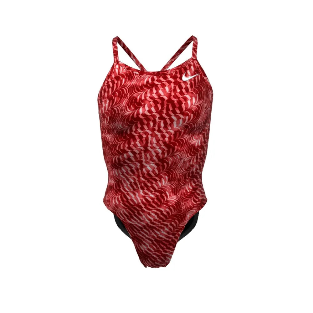 Nike Swim Women's HydraStrong Pool Lanes Racerback One Piece