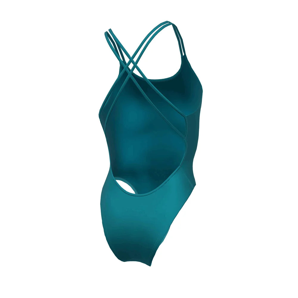 Nike Swim Women's HydraStrong Solid Spiderback One Piece