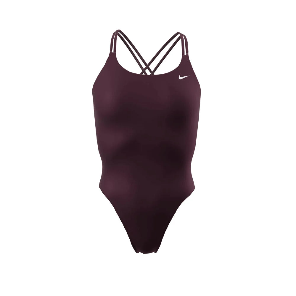 Nike Swim Women's HydraStrong Solid Spiderback One Piece