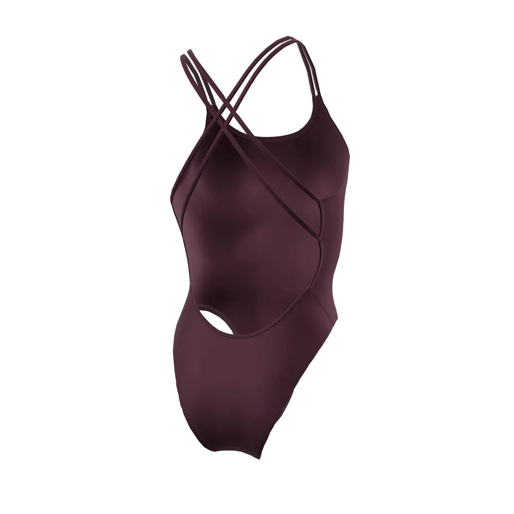 Nike Swim Women's HydraStrong Solid Spiderback One Piece