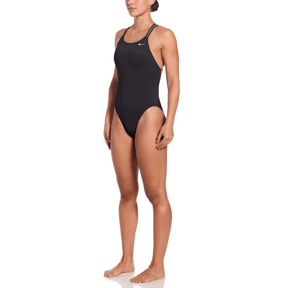 Nike Swim Women's HydraStrong Solid Spiderback One Piece