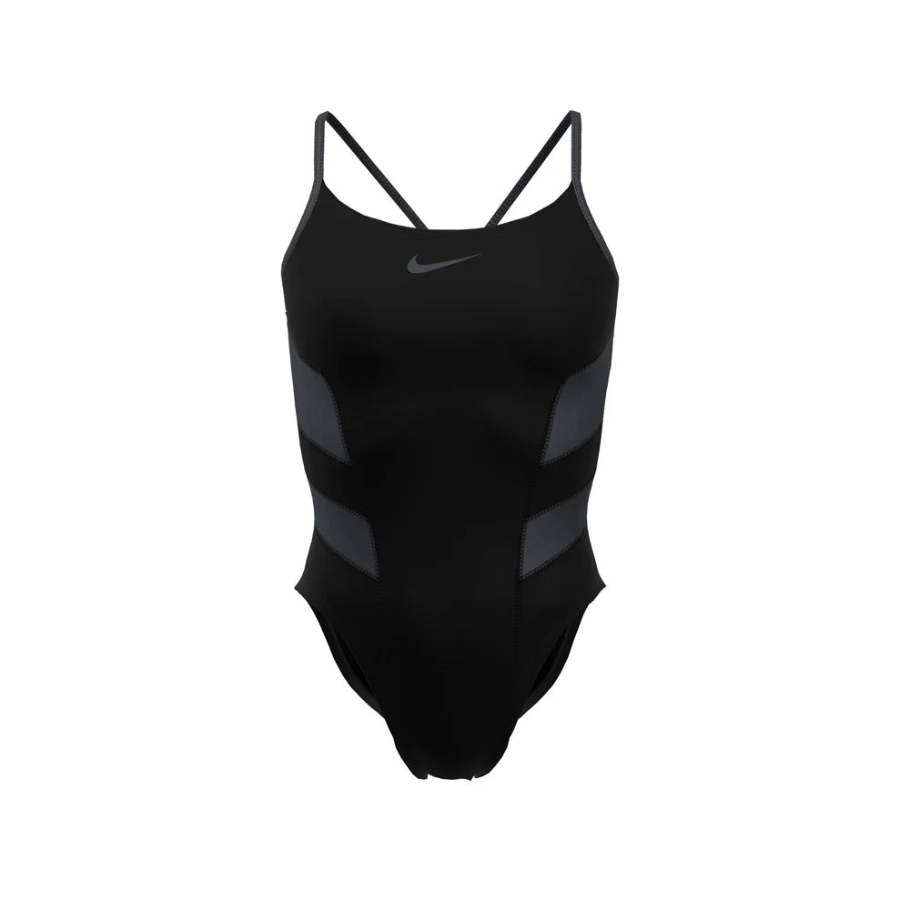 Nike Swim Women's HydraStrong Vex Colorblock Cutout One Piece
