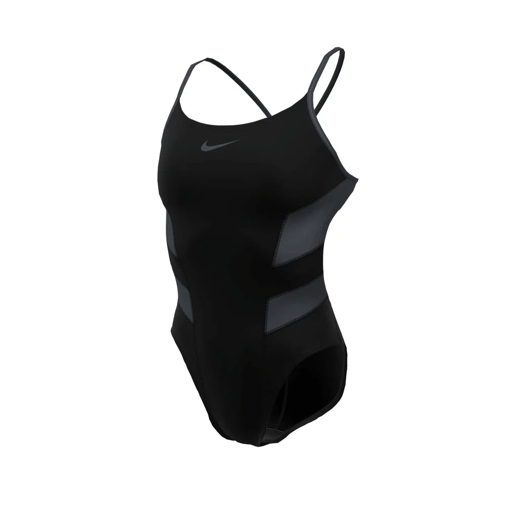 Nike Swim Women's HydraStrong Vex Colorblock Cutout One Piece