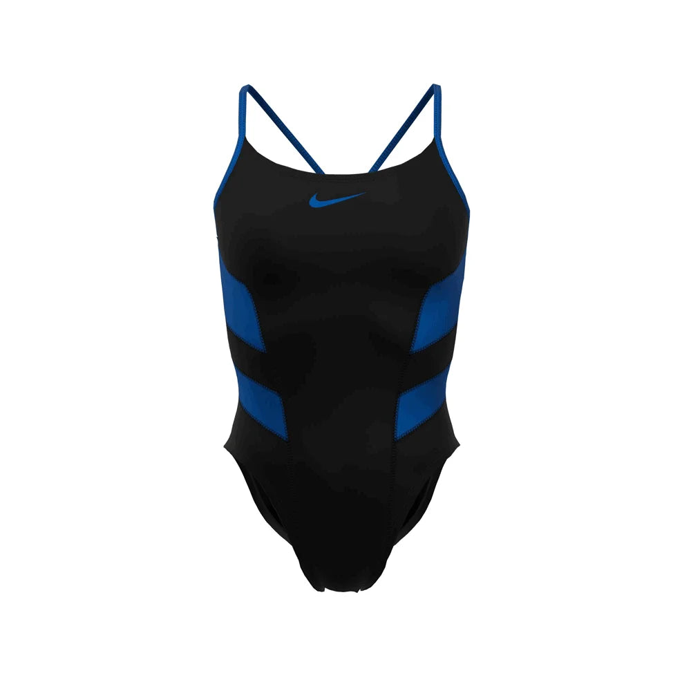 Nike Swim Women's HydraStrong Vex Colorblock Cutout One Piece