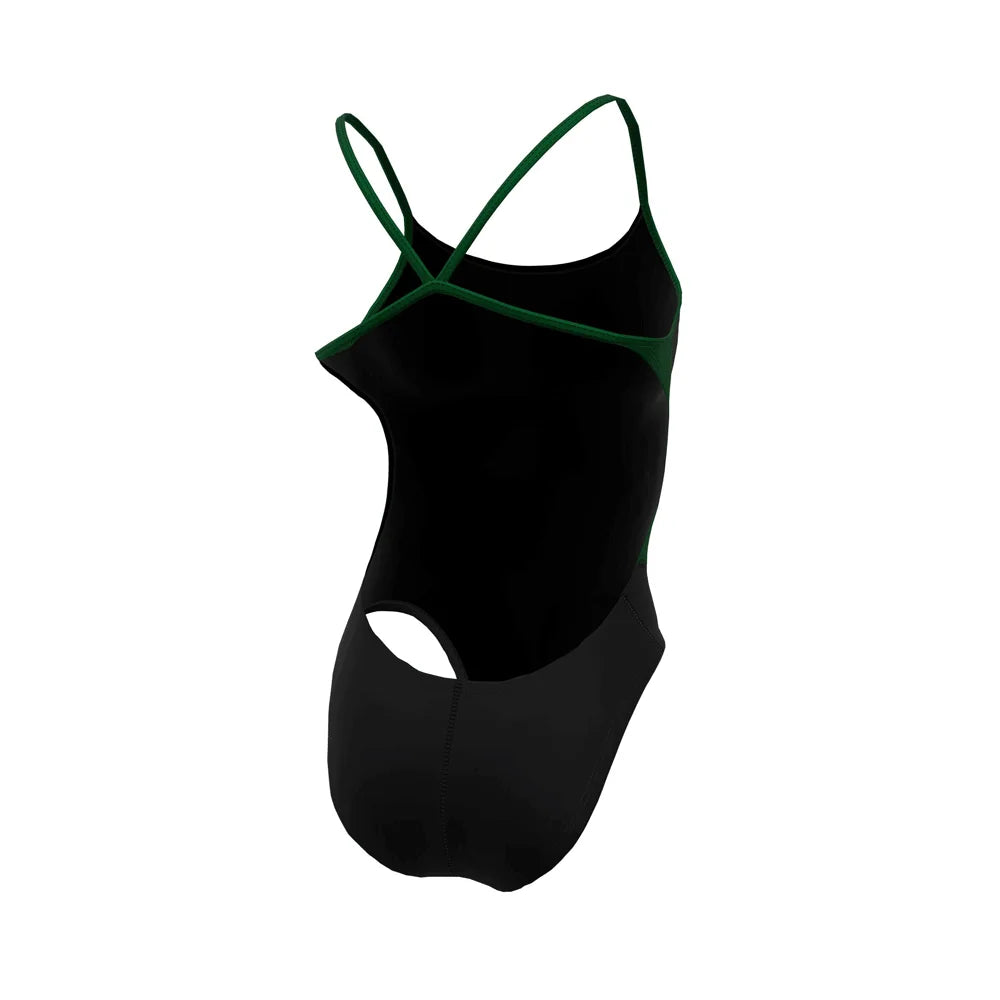 Nike Swim Women's HydraStrong Vex Colorblock Cutout One Piece