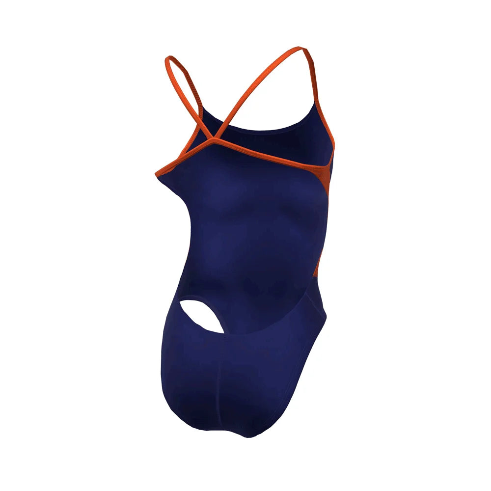 Nike Swim Women's HydraStrong Vex Colorblock Cutout One Piece