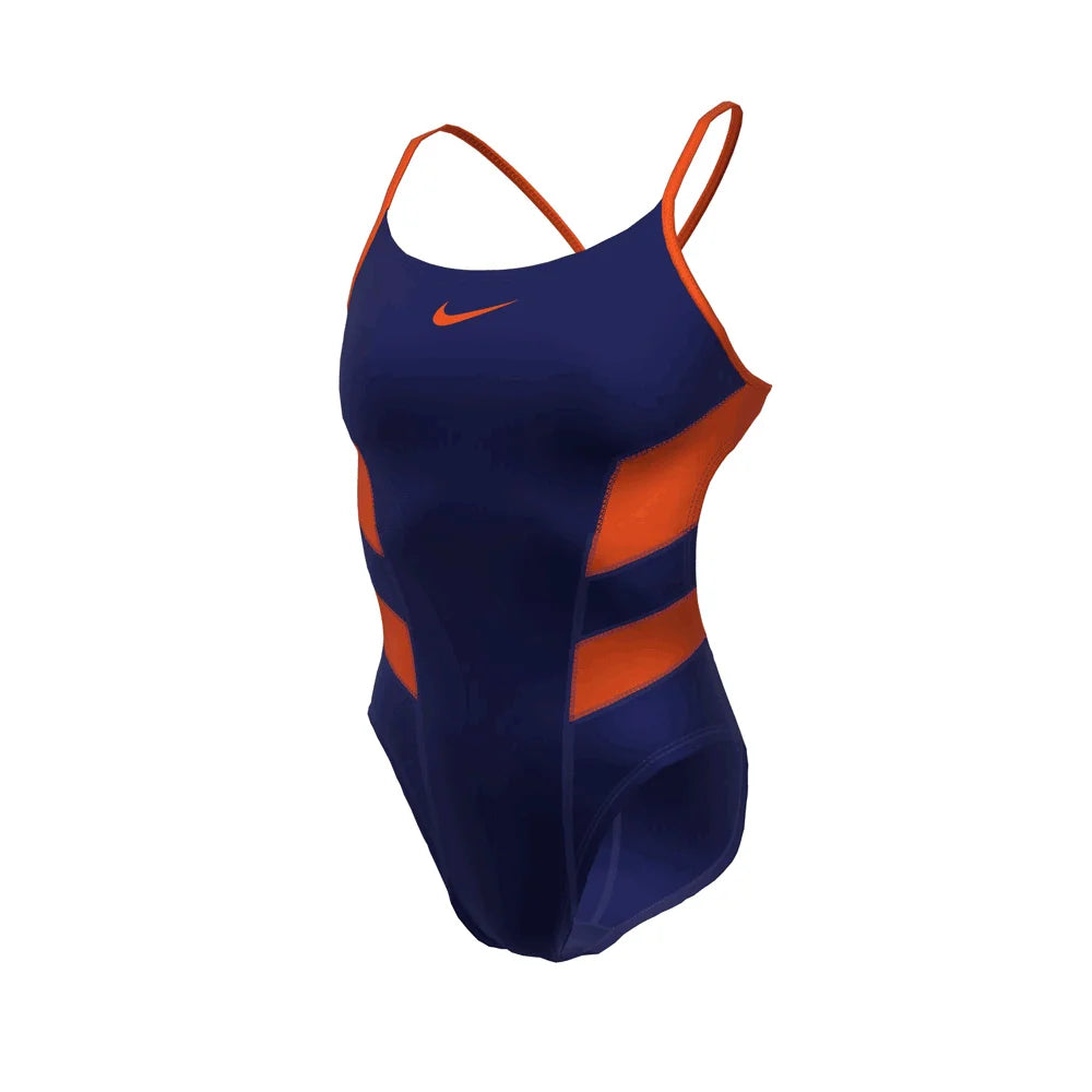 Nike Swim Women's HydraStrong Vex Colorblock Cutout One Piece