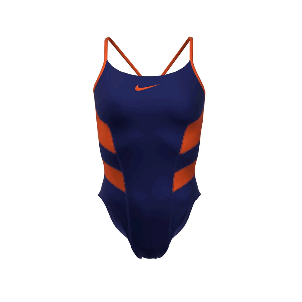 Nike Swim Women's HydraStrong Vex Colorblock Cutout One Piece