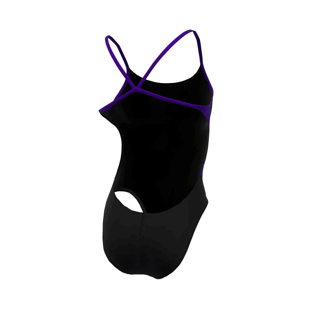 Nike Swim Women's HydraStrong Vex Colorblock Cutout One Piece