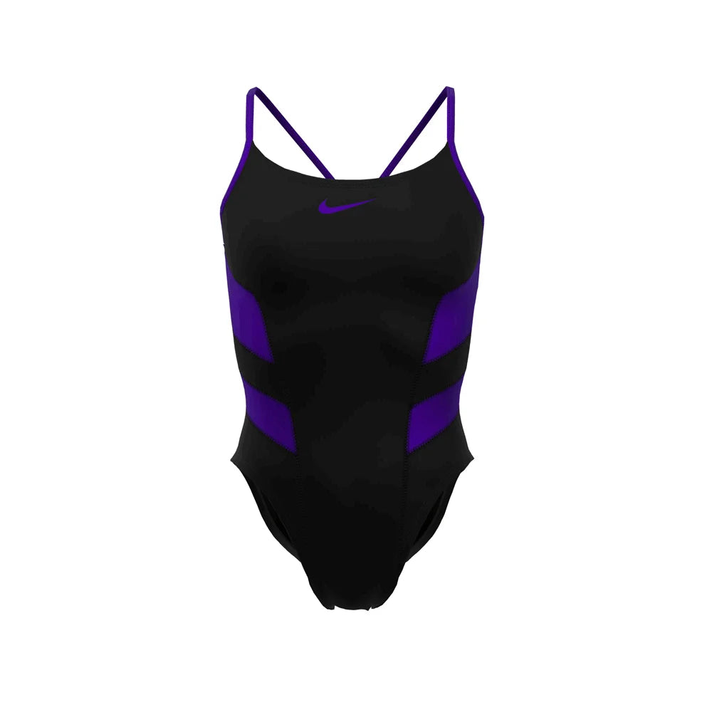 Nike Swim Women's HydraStrong Vex Colorblock Cutout One Piece