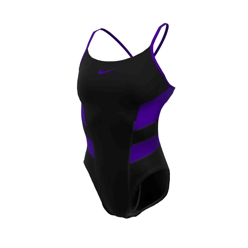 Nike Swim Women's HydraStrong Vex Colorblock Cutout One Piece
