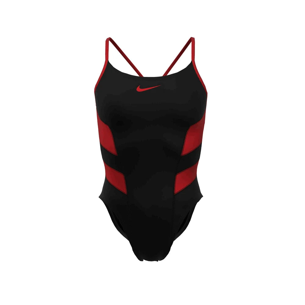 Nike Swim Women's HydraStrong Vex Colorblock Cutout One Piece
