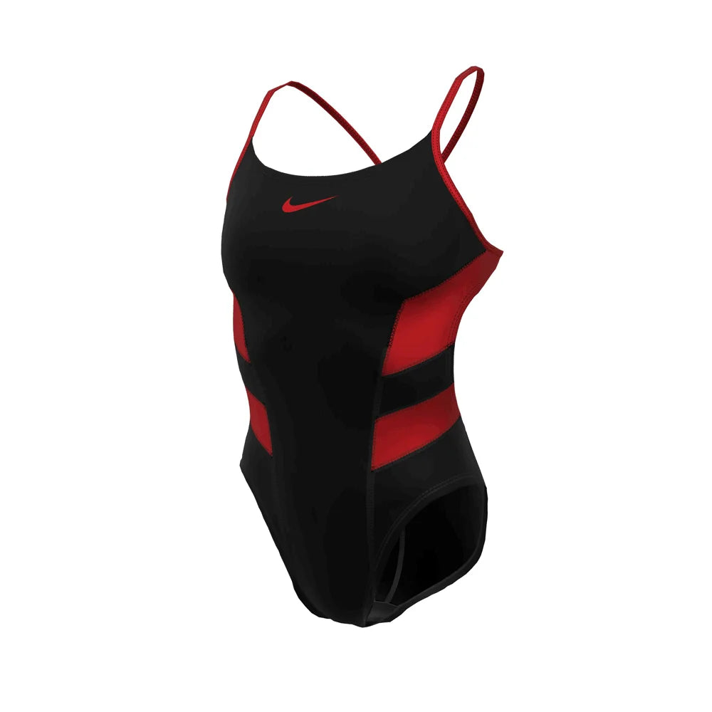 Nike Swim Women's HydraStrong Vex Colorblock Cutout One Piece