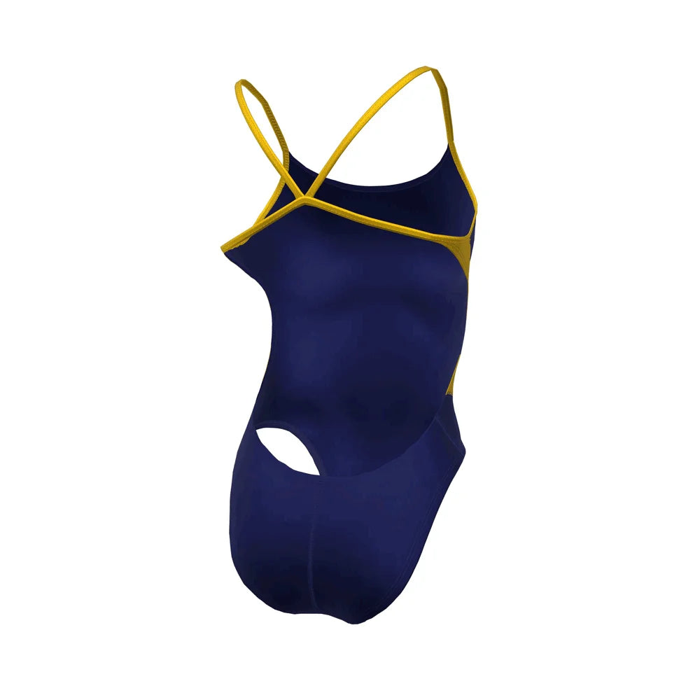 Nike Swim Women's HydraStrong Vex Colorblock Cutout One Piece