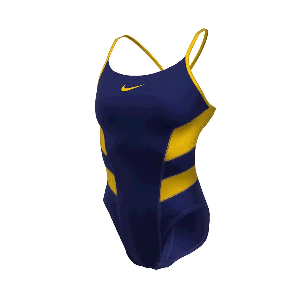 Nike Swim Women's HydraStrong Vex Colorblock Cutout One Piece