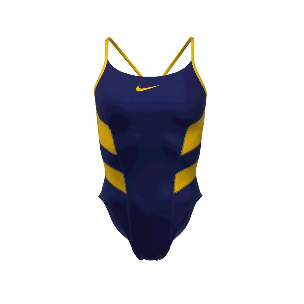 Nike Swim Women's HydraStrong Vex Colorblock Cutout One Piece