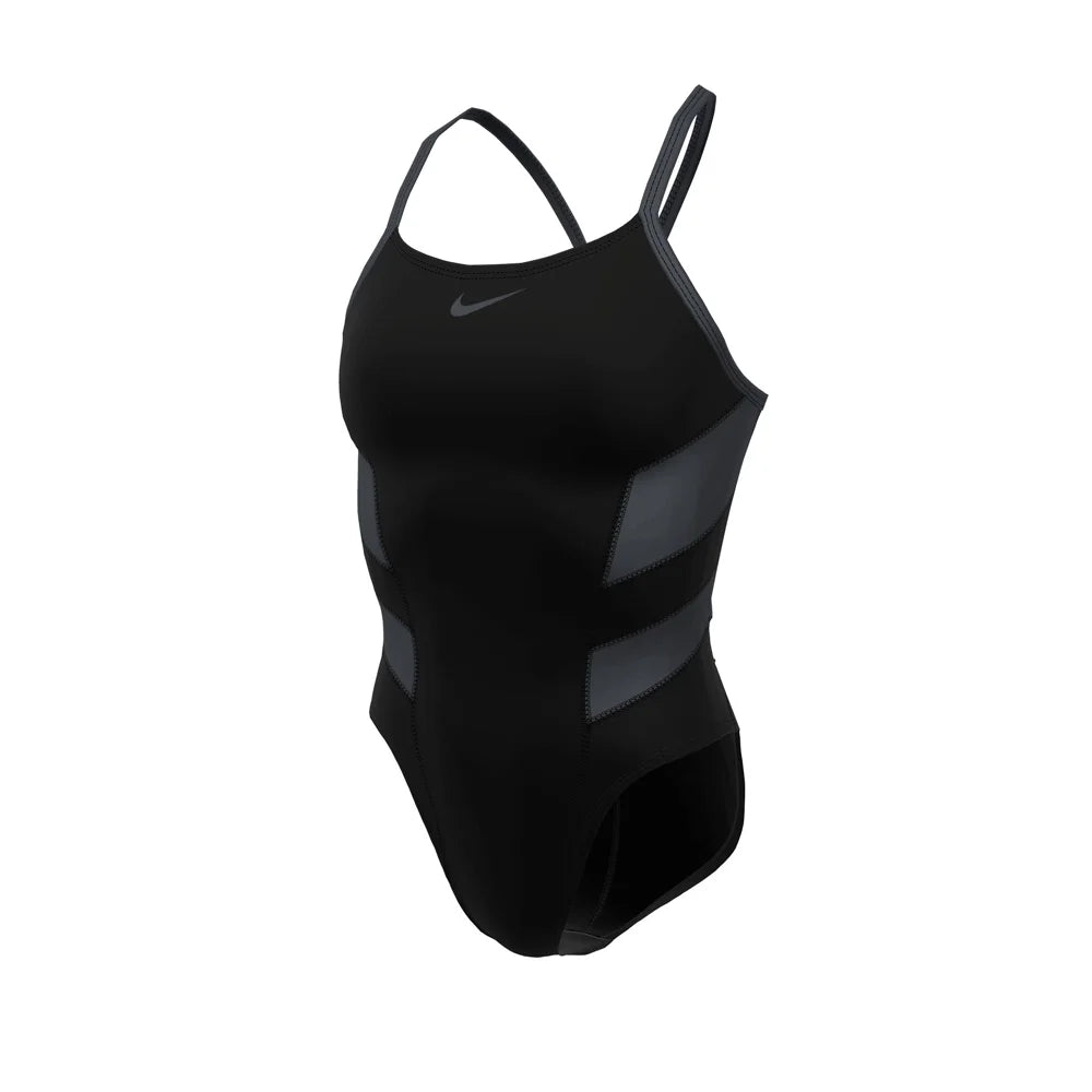 Nike Swim Women's HydraStrong Vex Colorblock Racerback One Piece