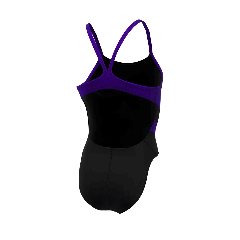 Nike Swim Women's HydraStrong Vex Colorblock Racerback One Piece