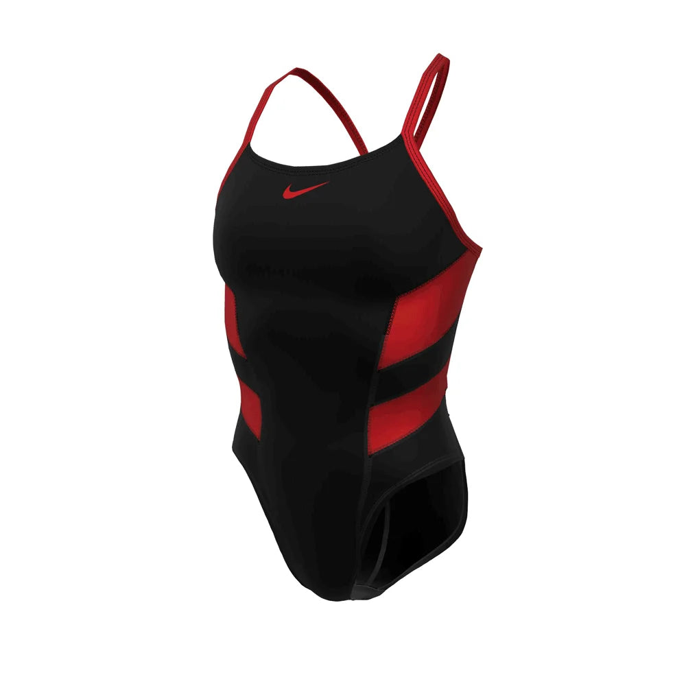 Nike Swim Women's HydraStrong Vex Colorblock Racerback One Piece