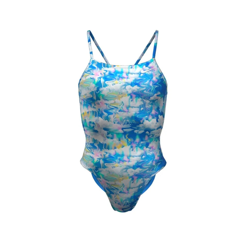 Nike Swim Women's Hydrastrong Multi Print Cutout One Piece
