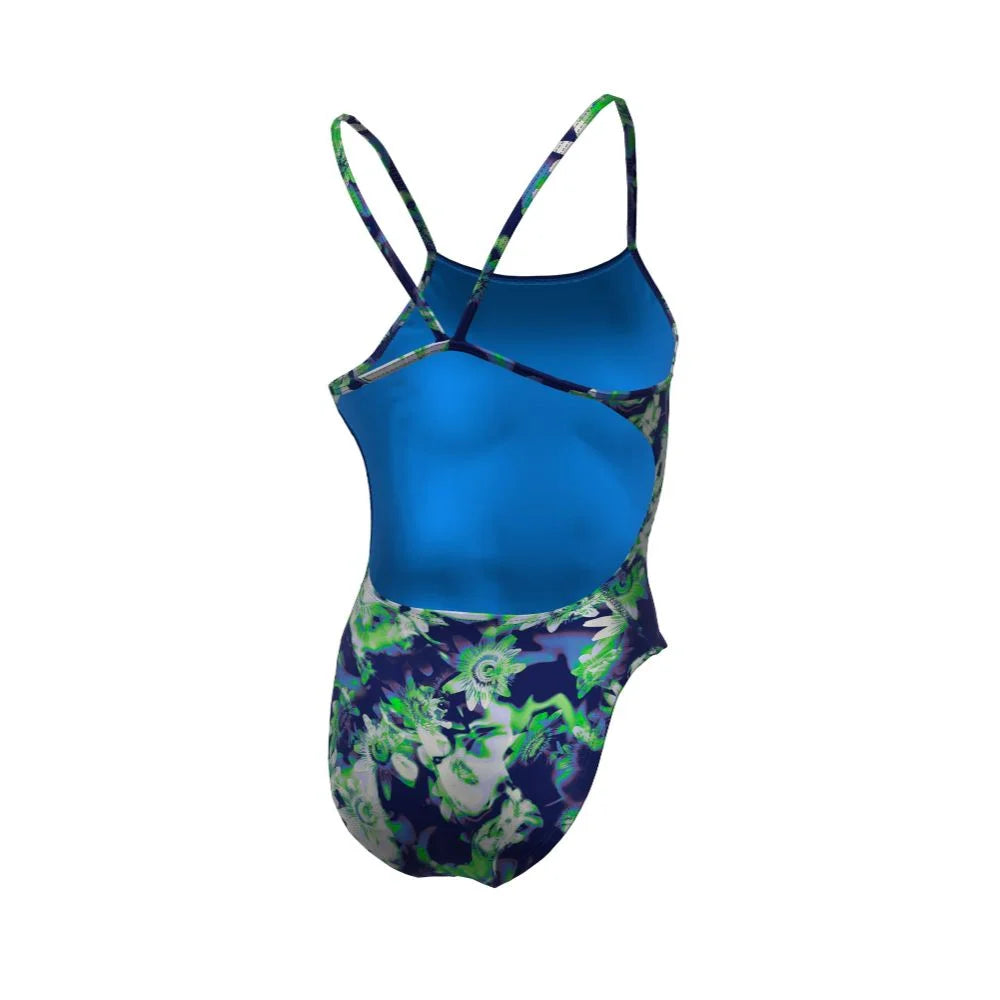 Nike Swim Women's Hydrastrong Multi Print Cutout One Piece